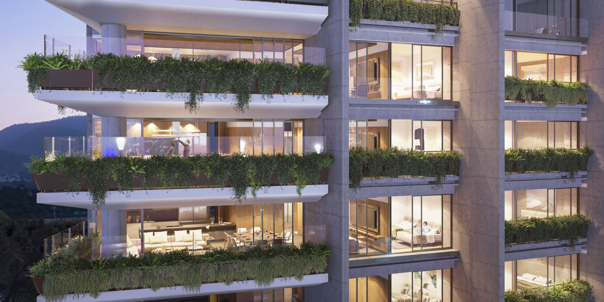 Departamentos vista exterior NAARA